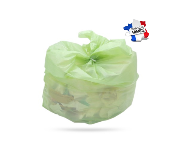 P01532 - Sac poubelle Vert 130L 40µ - 100un