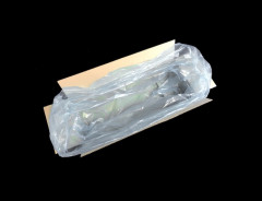 SAC FOND DE CAISSE PEMD BLEU TRANSLUCIDE 700+400X650 MM LIASSE 12 MICRONS (500U)