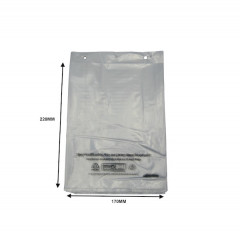 SAC LIASSE BD TRANSPARENT 17X22 CM 50µ CONFORME A LA LOI (100 U)