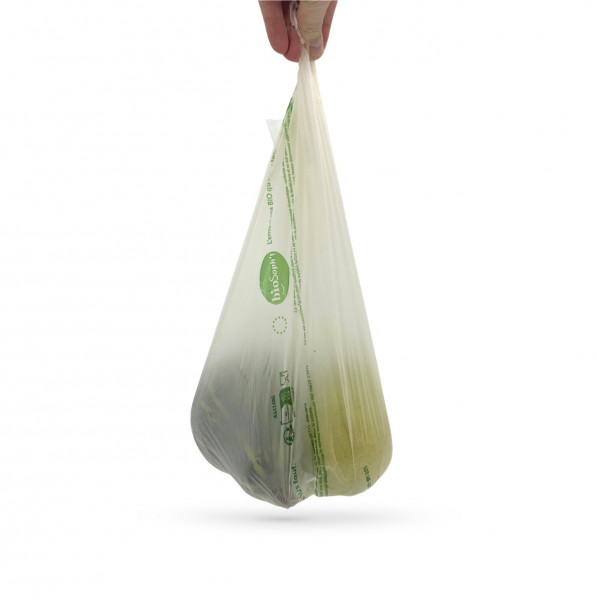 SAC ROULEAU FOND ETOILE NATUREL BIOCOMPOSTABLE 35X45 CM 10µ (2400 U)