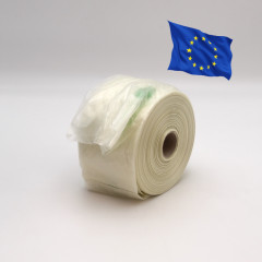SAC ROULEAU FOND ETOILE 35X45 CM TRANSPARENT  COMPOSTABLE 10 MICRONS (2400 U)
