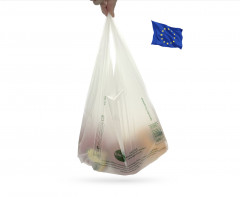 SAC BRETELLES BIOCOMPOSTABLE MATIERE VIERGE 26+6X45 CM 13µ BIOSOPH'T (1000 U)