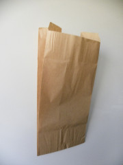 SAC PAPIER KRAFT BRUN A SOUFFLETS 20+13X40 CM SANS FOND 40GRS (1000 U)