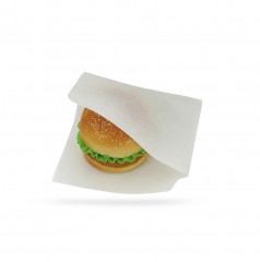 SACHET SANDWICH/KEBAB ANTIGRAS BLANC OUVERTURE 2 COTES 18X17.5 CM 40G (1000 U)