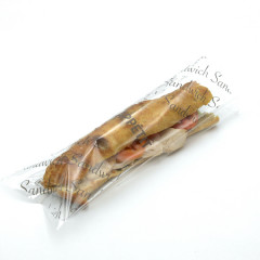 SAC SANDWICH POLYPRO TRANSP. PERFORÉ IMPRESSION BON APPETIT 14X35CM 50µ (500 U)