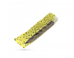 SAC PAPIER JAUNE ECRITURE NOIRE A FENETRE BAGUETTE 10+4X58 CM 35 GRS (1000 U)