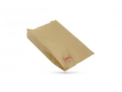 SAC PAPIER BRUN VIENNOISERIES N°5 ROUGE 200+40X310 MM 32 GRS (1000 U)