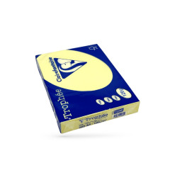 PAPIER SUPERIEUR JAUNE POUR IMPRIMANTE A4 120 GRS MARQUE CLAIREFONTAINE (250 U)