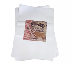 PAPIER THERMOPACK BLANC IMPR. BOUCHERIE EN FEUILLE 35X50CM 60G (1 colis=21 U/KG)