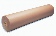 PAPIER KRAFT BRUN EN BOBINE=L.140XD.28 CM - 90 GRS (1 bobine=70 KG/U)