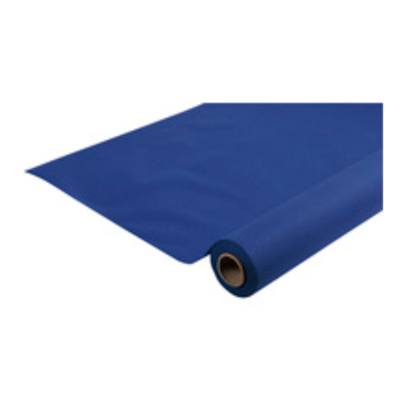 NAPPE BLEU MARINE AIRLAID EN ROULEAU 55 GRS 120X50 M (1 U)