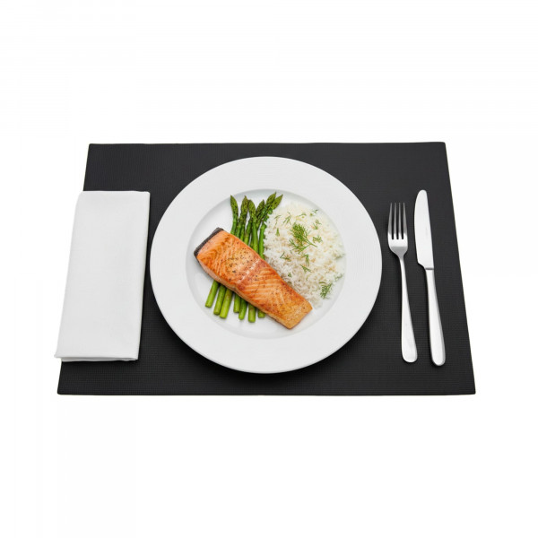 SET DE TABLE NOIR CELLULOSE 31X43 CM 48 GR/M² (500 U)