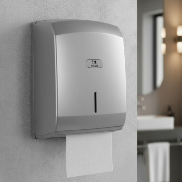 ESSUIE-MAINS ENCHEVETRE BLANC 200 FEUILLES PLIAGE EN V 2 PLIS (22.5X21 CM)(15 U)