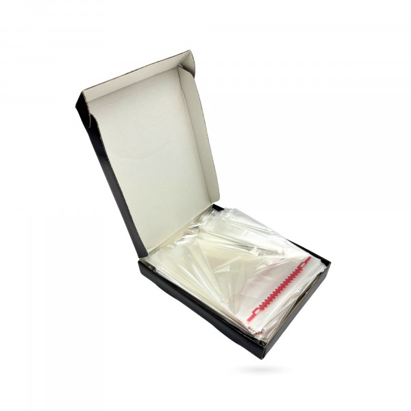 SACHET CUISSON TRANSPARENT 30X38 CM AVEC LIENS (50 U)