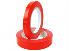 RUBAN ADHESIF PVC ROUGE EN BOBINE 12 MM X 66 M (24 U)