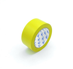 RUBAN ADHESIF PVC JAUNE MARQUAGE AU SOL EN BOBINE 50 MM x 33 M (1 U)