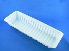 BARQUETTE TRAITEUR BLANCHE (1 PIED DE COCHON) 600 CC 241X85X34 MM (250 U)