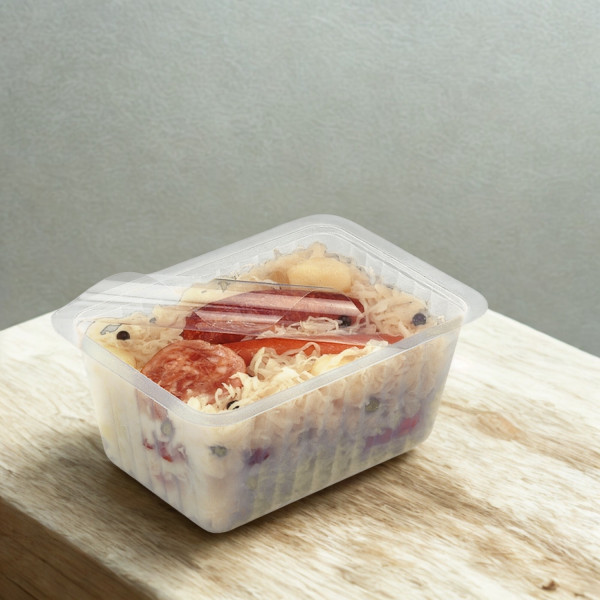 BARQUETTE SCELLABLE 1000 GRS 19.2X13.7X5.5 CM (-20° A 130°C) (160 U)