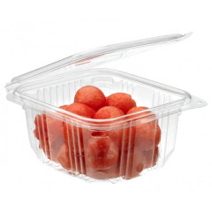 BARQUETTE OPTIPACK TRANSPARENTE 250 GRS -40° A 70°C 12.5X11.3X4.2 CM (50 U)