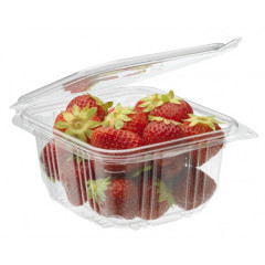 BARQUETTE OPTIPACK TRANSPARENTE 370 GRS -40° A 70°C 12.5X11.3X5.7 CM (50 U)