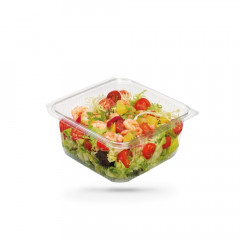 BARQUETTE OPTIPACK TRANSPARENTE 1500 GRS -40° A 60°C 18.8X18.8X7 CM (60 U)