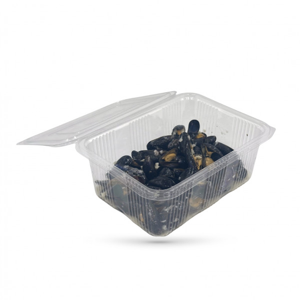 BARQUETTE FRAICHEUR AVEC COUVERCLE 2000 GRS -30° A 40°C  23X17.5X8.5 CM (50 U)