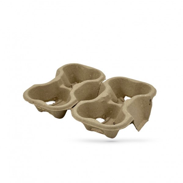 SUPPORT EN CARTON POUR 2 GOBELETS 20X21.8X4.4 CM (100 U)