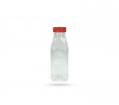 BOUTEILLE TRANSPARENTE CARREE 33 CL (Bouchon=C4B221AA) (170 U)