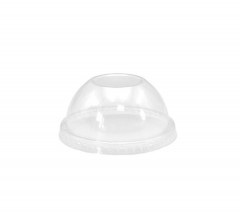 COUVERCLE EN DOME SANS TROU REUTILISABLE Ø78 MM POUR GOBELET POLARITY (50 U)