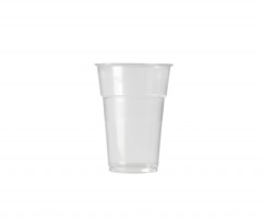 GOBELET PP TRANSPARENT REUTILISABLE 500 ML D.8/H.11.5 CM (63CL=RAS BORD) (25 U)