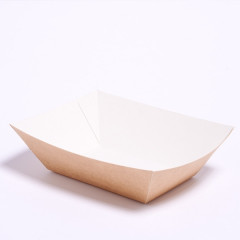 BARQUETTE BATEAU SNACKING 375ML GAMME KRAFT BRUN 8.5X5X3.8 CM (25 U)