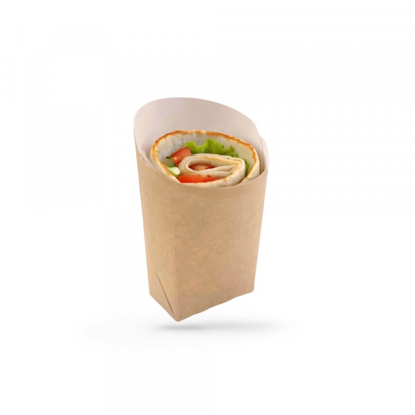BOITE WRAP GAMME KRAFT BRUN (l.5/8)X(L.5.8/8)X(H.7/12) CM 360 ML (50 U)