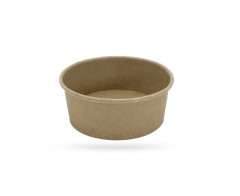 BOL SALADE GAMME KRAFT BRUN 120X120X50 MM 320 ML Ø120 MM (50 U)