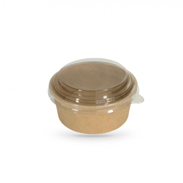 BOL SALADE GAMME KRAFT BRUN 250 ML 11.5X9.8XH.5 CM Ø11.5 CM (25 U)
