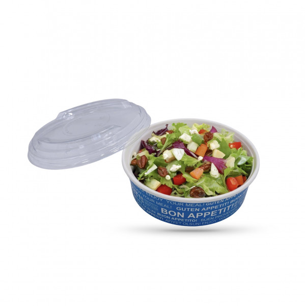 BOL SALADE GAMME KRAFT COLORÉ MODELE «&nbsp;MAXIM&nbsp;» 500 ML Ø15XØ12X H.4.7 CM (50 U)