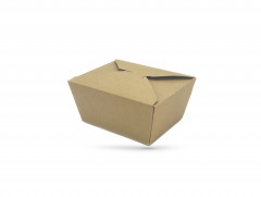 BOITE REPAS GAMME KRAFT BRUN 135X110X63 800 ML (50 U)