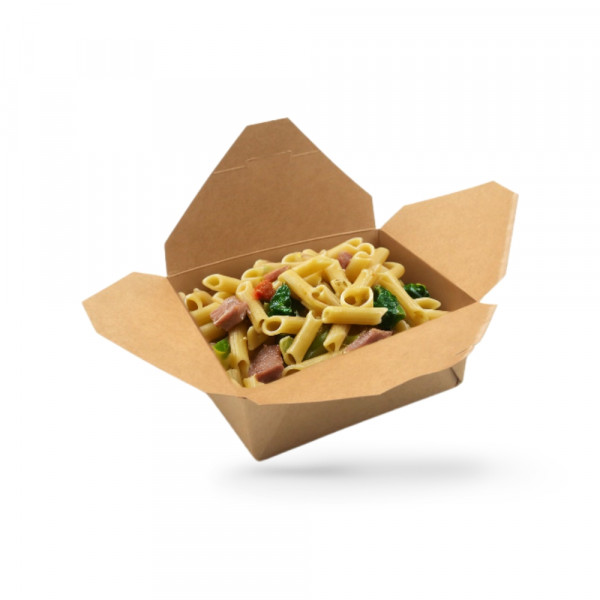 BOITE REPAS GAMME KRAFT BRUN 1080 ML 17X14X4.8 CM (200 U)