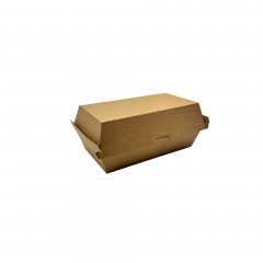 BOITE SNACKING GAMME KRAFT BRUN 20.5X11X8.5 CM (25 U)