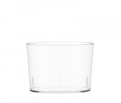 VERRE BODEGA TRANSPARENT REUTILISABLE H.50XØ7 CM 17 CL AVEC COUVERCLE (300 U)