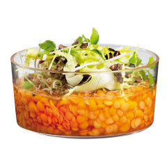MIGNARDISE VERRE BODEGA TRANSP. H.35XØ75 MM 12 CL (COUV=C4D190D/C4F887D) (8 U)