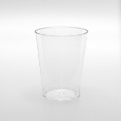 MINI VERRE 5 CL PLASTIQUE RIGIDE TRANSPARENT REUTILISABLE (30 U)