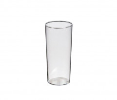 MINI VERRE TUBE TRANSPARENT REUTILISABLE 130 ML H.105 x Ø47 MM (8 U)