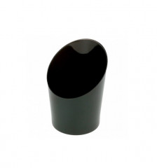 MIGNARDISE MINI VERRE TUBE BISEAUTE NOIR REUTILISABLE 30ML Ø3,5x3,2x5,5 CM (50U)