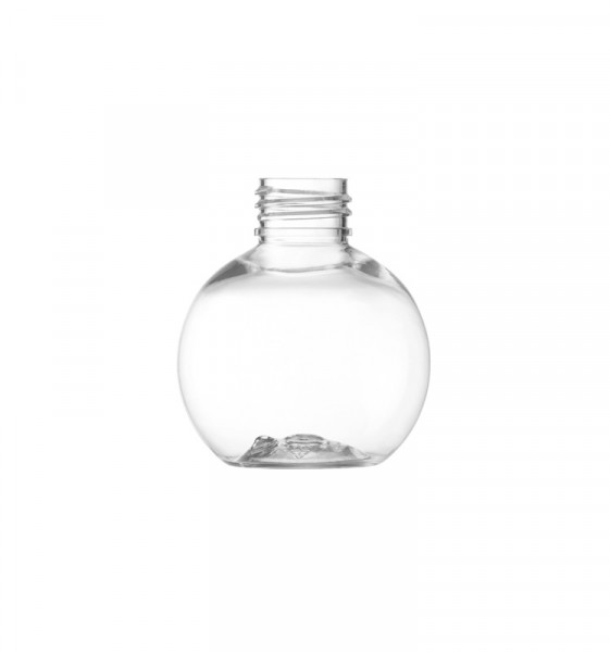 SPHERE PET TRANSPARENT REUTILISABLE Ø70XH78 MM 15CL (BOUCHON=C4F931) (100 U)