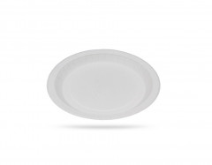 ASSIETTE RONDE PLATE BLANCHE EN CARTON - DIAMETRE 180 MM (50 U)