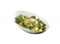 BOL SALADE BLANC GAMME BIO CANNE À SUCRE 800ML 240X165X85MM (COUV=C4G311) (200U)
