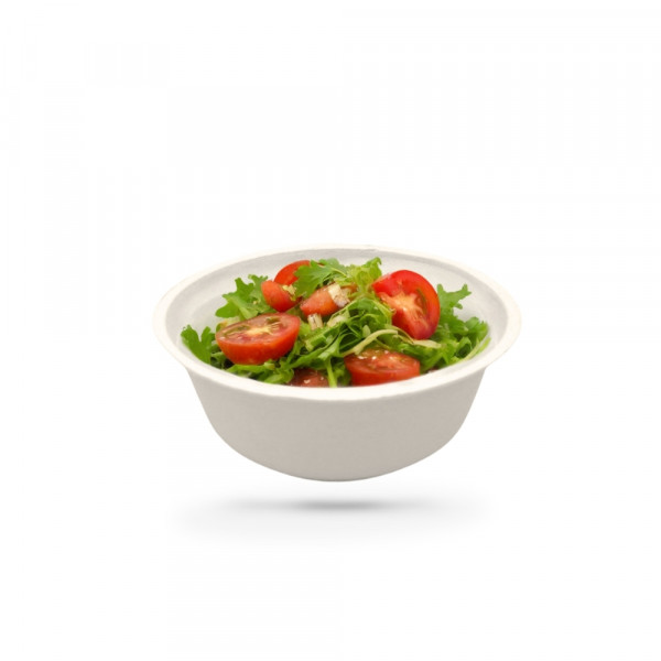 BOL SALADE BLANC GAMME BIO CANNE À SUCRE 950 ML (600 U)