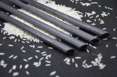 PAILLE NOIRE EN RIZ & TAPIOCA GAMME ECOLOGIQUE 210X10 MM (50 U)