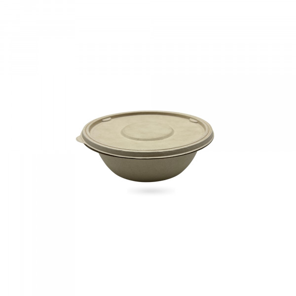 BOL ROND 32 OZ/1000 ML AVEC COUVERCLE CANNE A SUCRE (75 U)