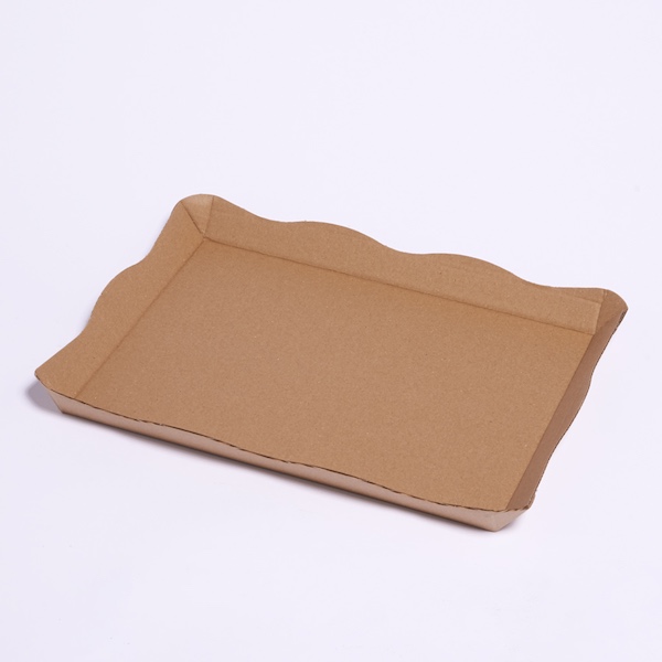 PLATEAU REPAS GAMME KRAFT 26.5X19.8X3 CM (25 U)